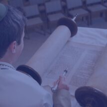Stock image of a bar mitzvah reading from the torah