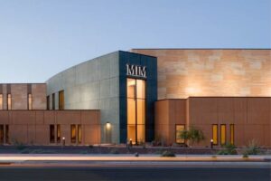 photo of the outside of the Musical Instrument Museum in Phoenix, Arizona