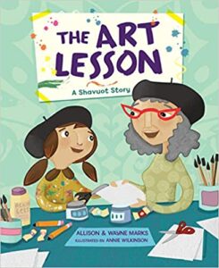 photo of "The Art Lesson: A Shavuot Story" book cover