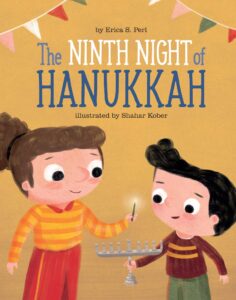 photo of the cover of "The Ninth Night of Hanukkah" by Erica S. Perl