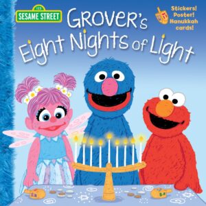 photo of "Grover's Eight Nights of Light" book from Sesame Street