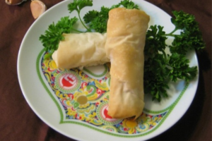 Stock Image of Simchat Torah Food