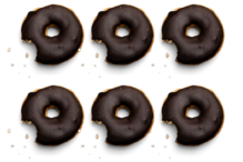 Stock image of donuts