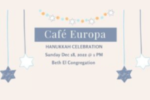 December Cafe Europa Flyer