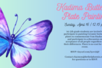 Kadima Butterfly Plate Painting (1)