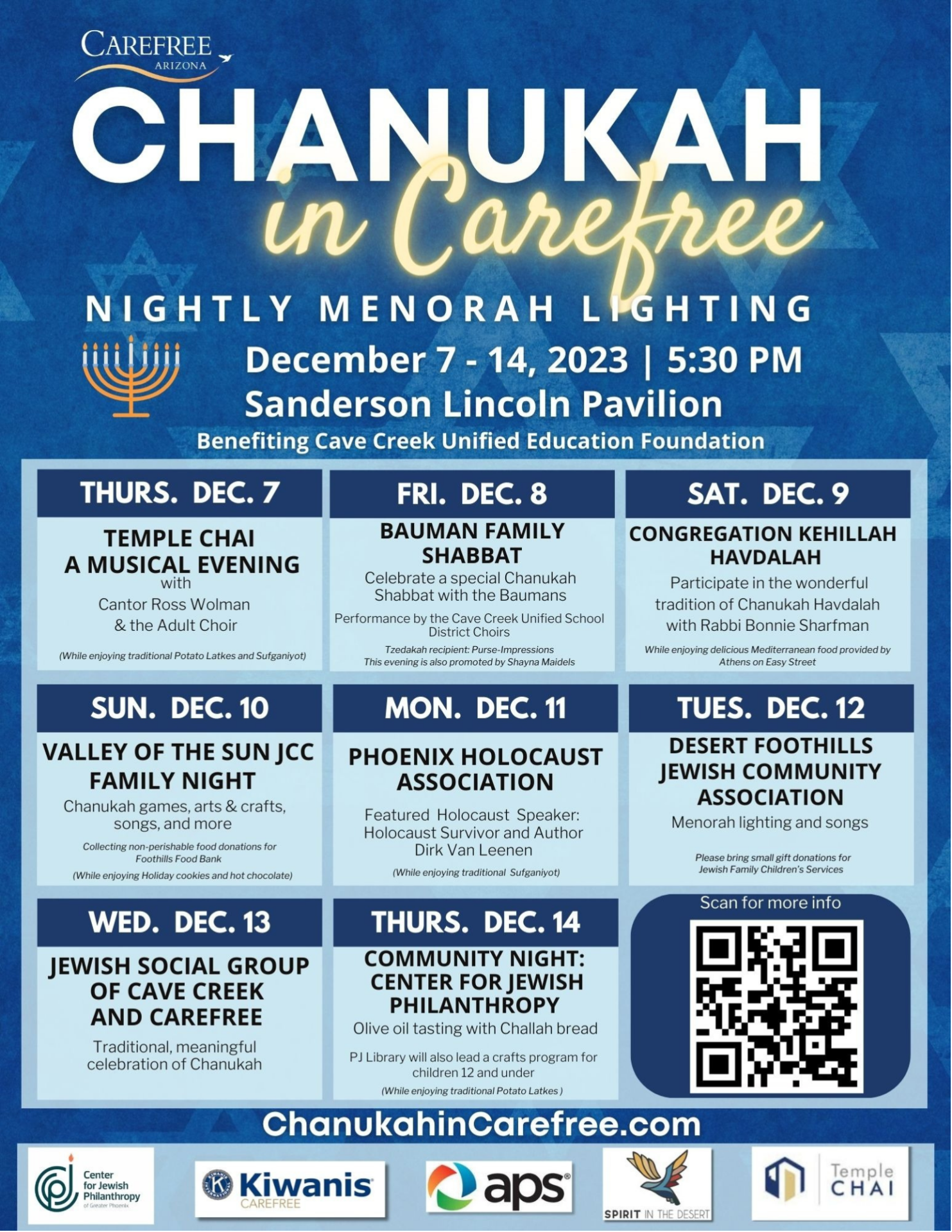 Chanukah in Carefree Flyer