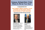 Campus Antisemitism Crisis Event Flyer