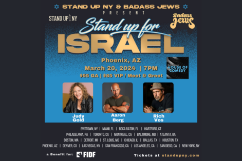 Stand Up NY & Bad*** Jews Present Stand up for Israel