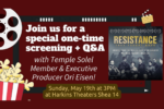 Resistance Movie Club graphic
