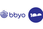 100 Logo Secondary – Blue CMYK